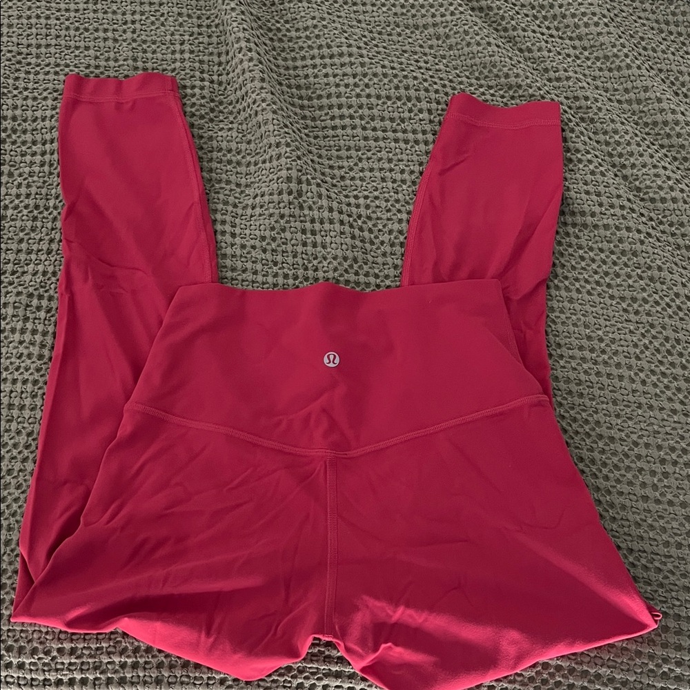 Lululemon Rose Red/Pink Align Leggings
